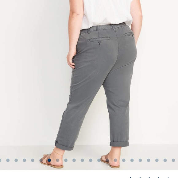 NWT OLD NAVY High-Waisted OGC Chino Pant Color: Panther SIZE MEDIUM - Picture 6 of 7
